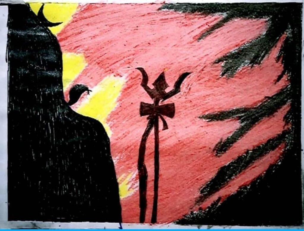 Janmaitri Drwng6_1st Edn_रुद्रप्रताप केशरी, कक्षा - के.जी., सेंट ऐनेस हाई स्कूल, पालघर, मुंबई